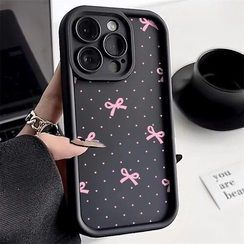 Cute Pink Bowknot Bow Phone Case For iPhone 11 Case iPhone 1