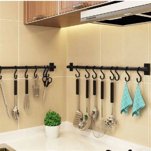 Punch-free Kitchen Hook Wall Hanger for Knife Spoon Pot Lid