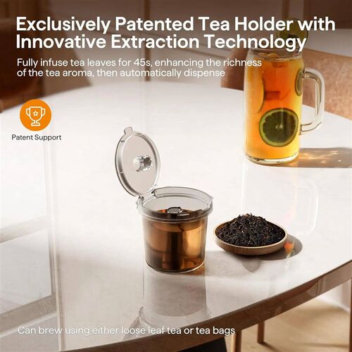 Single Serve Coffee Maker for K Cup, Ground and Tea, Hot and