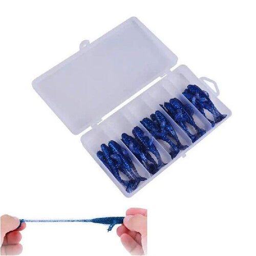 Bass Fishing Lure 25pcs 3D Artificial Worm Soft Bait