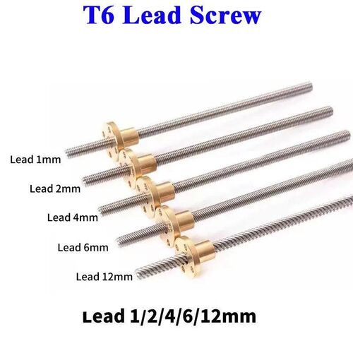 T6 Lead Screw 304 stainless steel Trapezoidal Screw lead 1/2