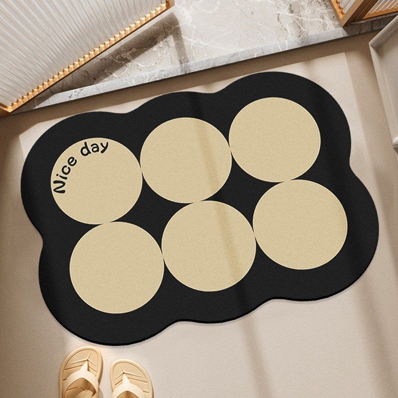 地垫卫生间吸水门口防滑专用硅藻泥浴室隔水20新款高端防水耐脏