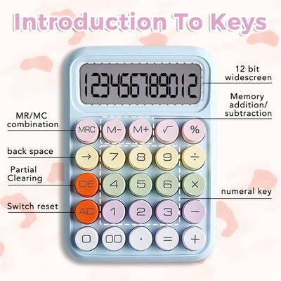 Calculator Dopamine Candy Color High Value Multifunctional