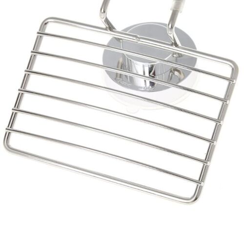 Stainless Steel Vacuum Suction Cup Soap Saver Dish Soap Tray