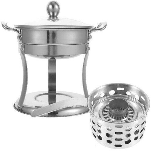 Single Fire Stove Shabu Hot Pot Mini Casserole Stainless
