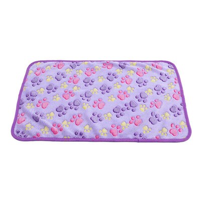 For Dogs Soft Mat Pet Cats Print Pet Fleece Blanket Blankets