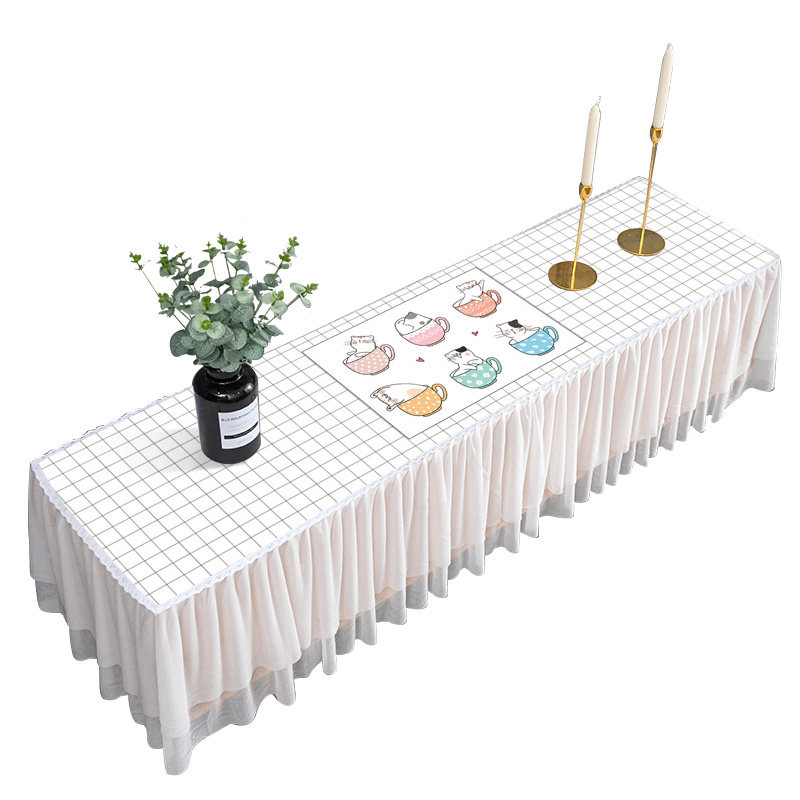 蕾丝电视柜盖布长方形全包茶几桌布客厅布艺盖巾餐桌布垫桌罩家用,居家布艺,桌布,淘宝优惠券,粉丝福利购,淘宝优惠卷