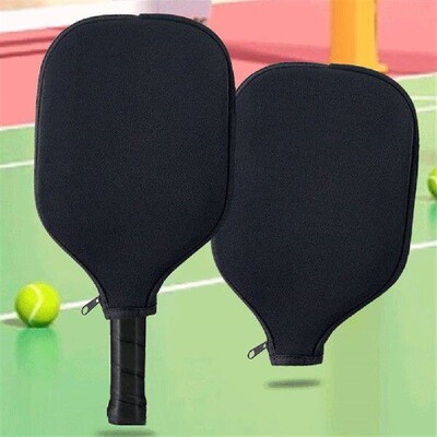 Pickleball Paddle Covers Shockproof Zippered Racket Sleeve