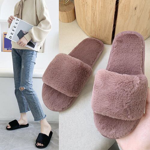 2025 Cotton Slippers Womens Indoor Korean Style Home Flat B