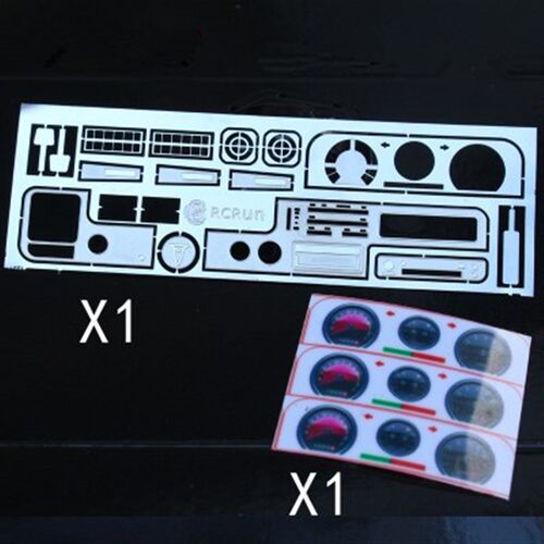1/10 rc crawler car upgrade accessories cab interior dash bo