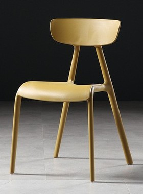 尚简约椅一体成型DJ-SN125闲塑料椅时PP成人餐休椅幼儿园儿童座椅