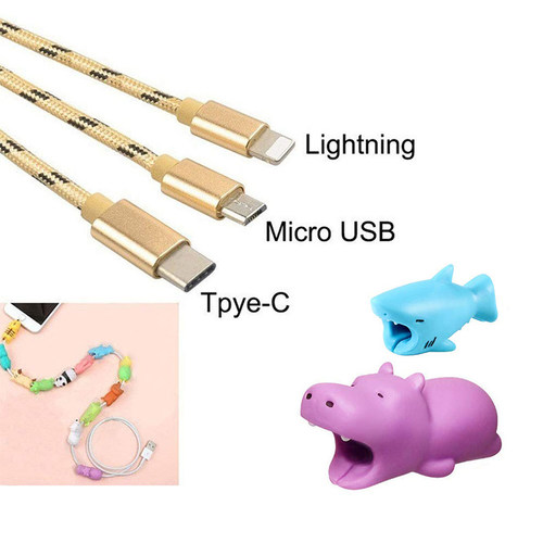 Animal Cable Protector Usb Line Organization Bite Winder USB