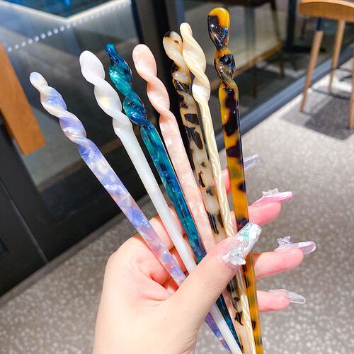 Chinese Style Hair s Vintage Acetate Resin Chopstick Women H