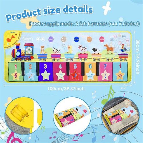 New Floor Piano Mat Educational Piano Mat with 34 Sounds