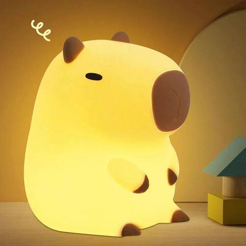 Cute Pet Capybara Night Light Cute Cartoon Silicone Creative