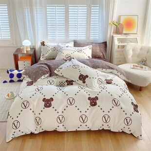 4pc quilt cover sets sheet duvet bed set bedsheet blanket