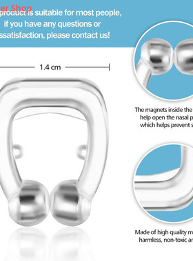Anti Snoring Device Noseclip Stopper Snore Remedy Products S