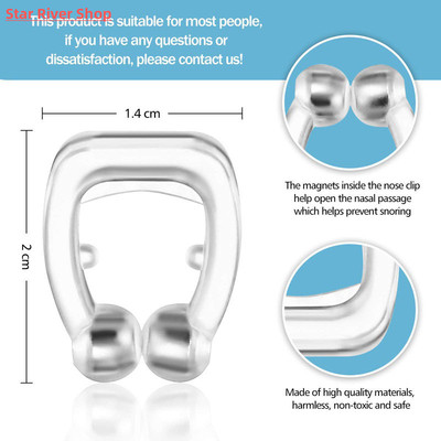 Anti Snoring Device Noseclip Stopper Snore Remedy Products S