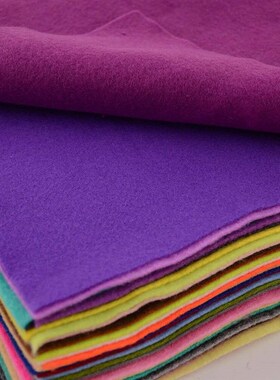 45 Colors Non-woven Sheet 1.0mm Thick 30*30cm Super Soft Fel