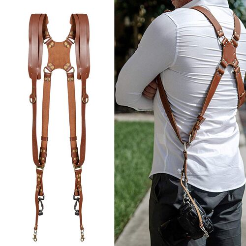 New leather camera shoulder strap photography shoulder strap
