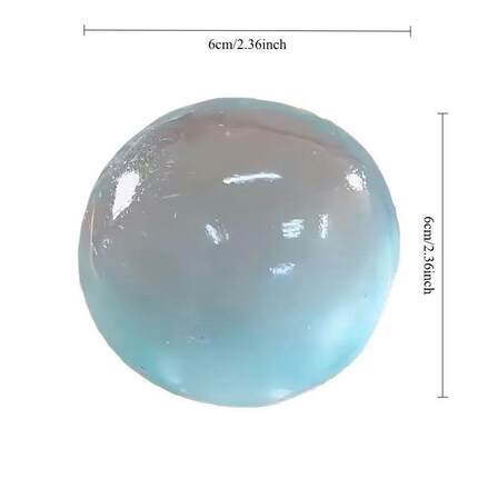 Blue Maltose Squishy Toy Cute Mochi Anti Stress Fidget Toy S