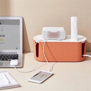 Cable Management Box Socket Organizer Storage Box Multi-Use