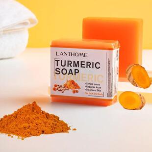 100g Turmeric Ginger Soap Anti Skin Brighten Face Cleansing
