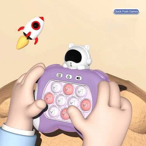 Upgraded Quick Push Game and Pop Light Fidget Toys for Kids