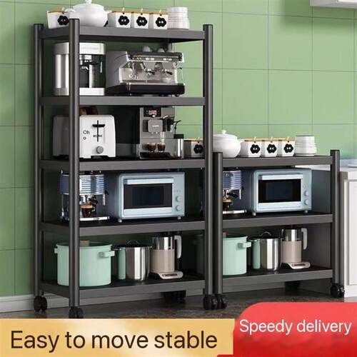 Kitchen Shelf bathroom storage rack Trolley iron shelves架子