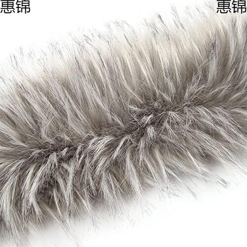 Artificial Fur Decorative Fabric Striped Craft Hollow-out