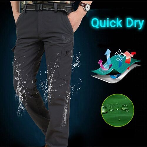 Mens Lightweight Tactical Pants Breathable Summer Casual Ar