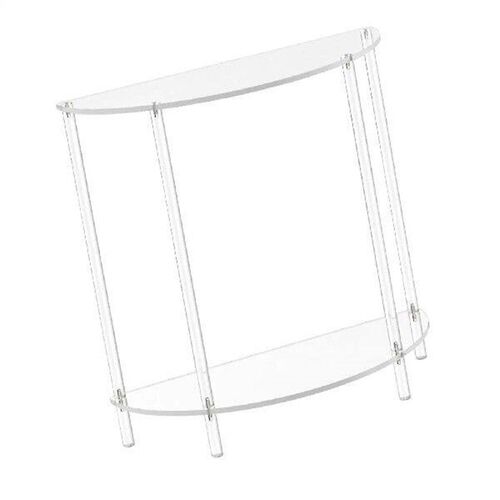 Acrylic Side Table Accent Table Minimalist Compact Bedside