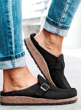 women autumn casual shoes for female flat sandals 大码女鞋43