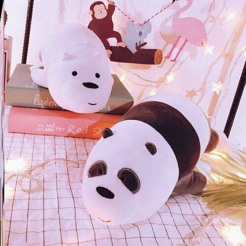 High qualitybear doll naked bear stuffed toy polar bear hug