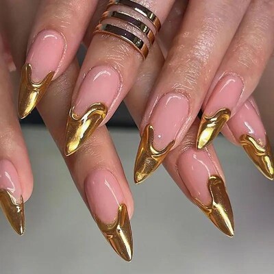 Metallic Painting Gel Chrome Gold Silver Mirror Effect Nail