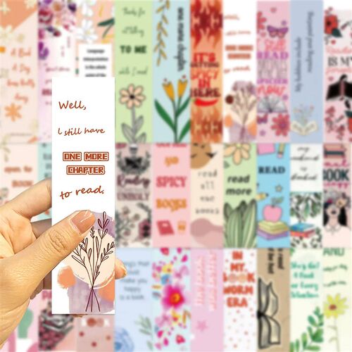 PCS Reading Bookmarks Simple Literary Pages Book Annotated