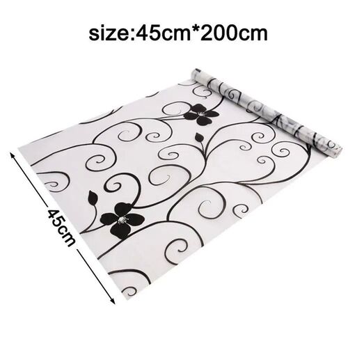 【Ready Stock】2Mx 45CM PVC Waterproof Matte Frosted Glass W