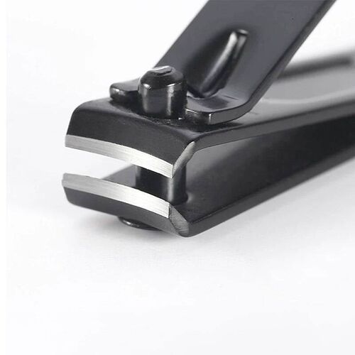 1PC Black Nail Clippers Stainless Steel Nail Cutter Thick Sc
