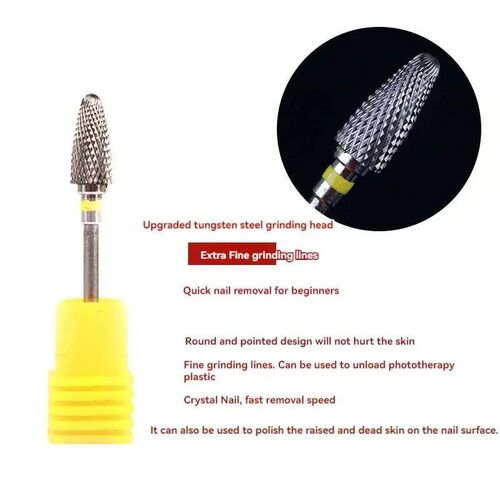 Nail Tungsten Steel Grinding Head Conical Round Head Removin