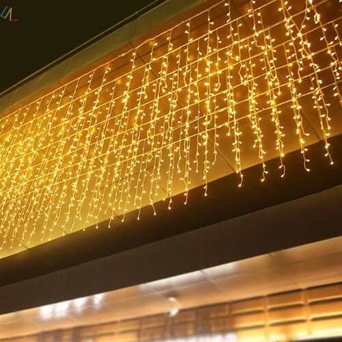 Icicle String LED Lights Christmas Garland New Year Decor