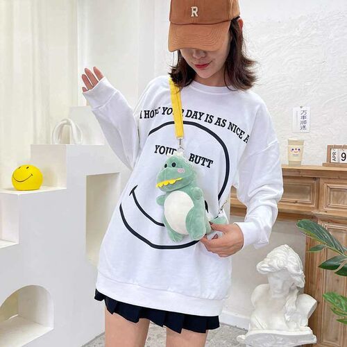 Girls Small Satchel Small Dinosaur Cartoon Crossbody Bag To