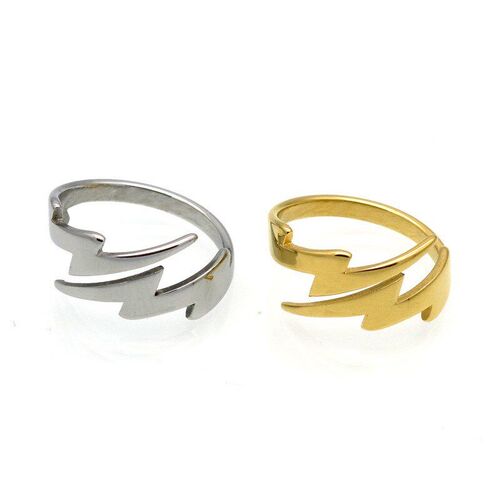 Stylish Lightning Opening Ring Simple Fashion Versatile 60 S