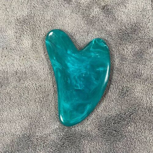 Natural Resin Gua Sha Scraper Board Rose Quartz Scraper Faci
