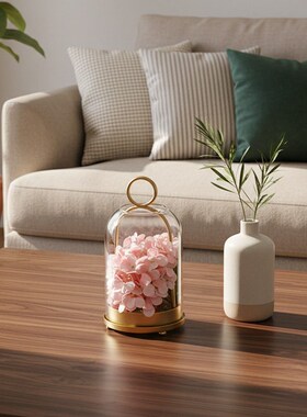European Style Creative Retro Glass Candlestick Windproof Ca