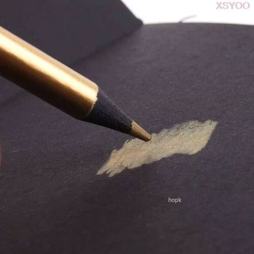 12 Color Metallic Colored Pencils Drawing Sketching Set Colo