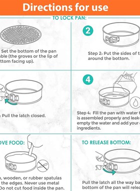 1PC, 3PCS Cake Pan Set, Round Nonstick Baking Pans Spring Fo