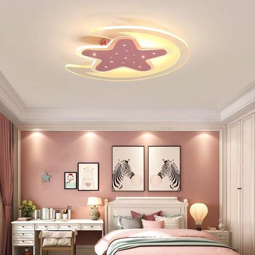 Modern Ceiling Lamp LED Star and Moon Ceiling Lights toon Ch