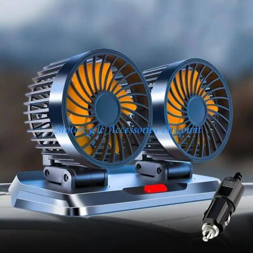 H7JD Rotatable Car Cooling Air Fan Automobile Dashboard Fan