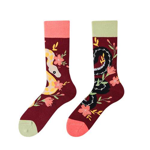 Chinese Zodiac New Year Red Socks Couple Socks