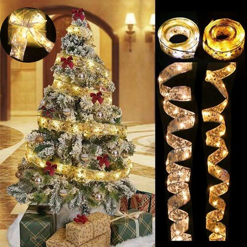 Ribbon Fairy Light Christmas Decoration Christmas ree Orname